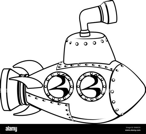 Submarine Clip Art Black And White