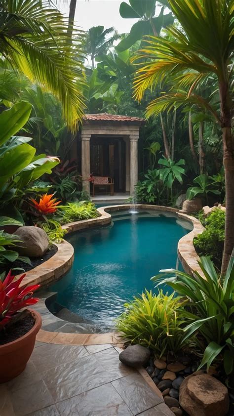 Drenched in Sunshine: 13 Unique Tropical Landscape Ideas - Cheer Lives