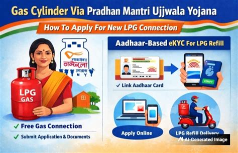 Gas Cylinder Via Ujjwala Yojana: How To Apply For New LPG Connection ...