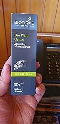 Biotique Wild Grass After Shave Gel For Men, 120ml : Amazon.in: Health ...