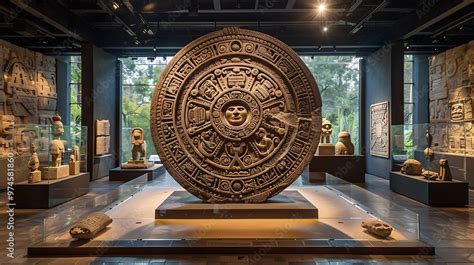 Image result for Aztec Sun Stone History