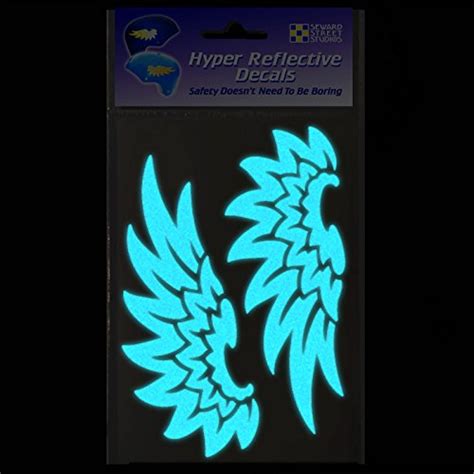 Seward Street Studios Reflective Decals Tribal Wings Set – Angel Wings ...