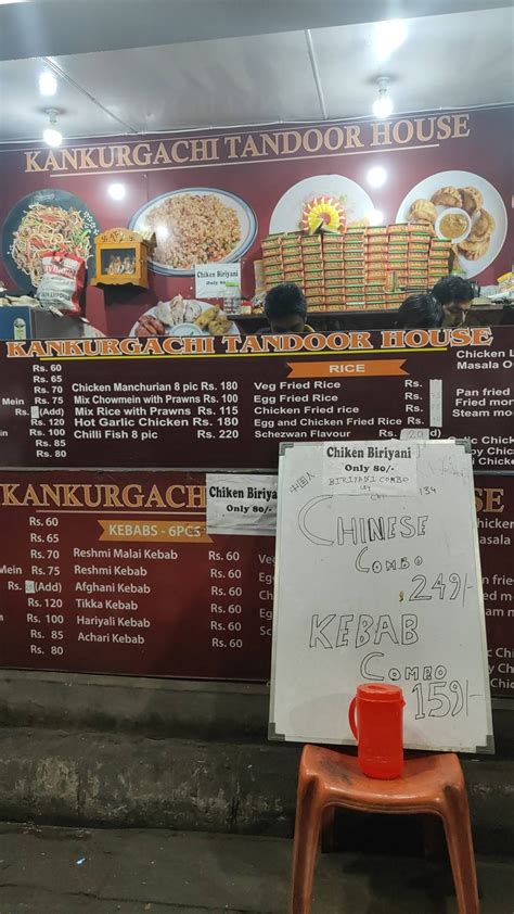 Menu at Kankurgachi Tandoor House, Kolkata