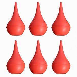 Adult and Baby Nasal & Ear Suction Bulb – Pack of 06 Pcs Soft Rubber ...