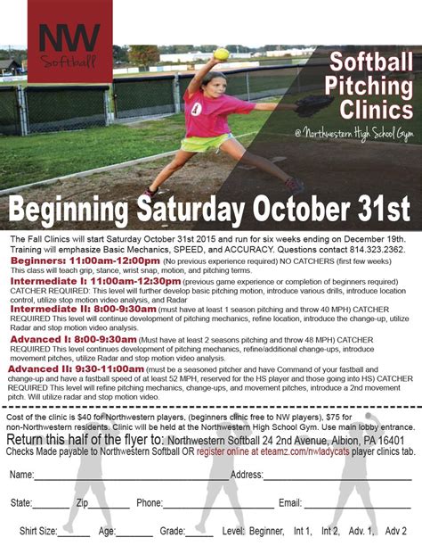 Image result for Pitching Lessons Flyer