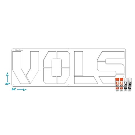 U-Stencil Tennessee VOLS Stencil Kit at Lowes.com