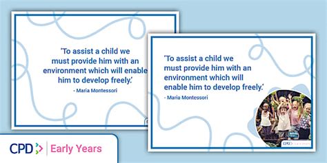 Maria Montessori | Quote 2 | Poster (teacher made) - Twinkl
