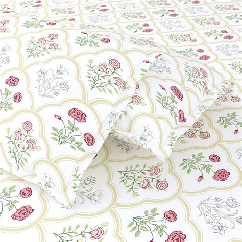 Rose Serenity, 100% Cotton King Size Bedsheet, 186 TC – haus & kinder