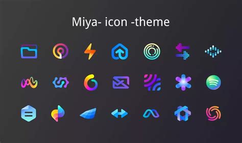 Иконки Miya linux