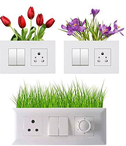 Pixel Print Wall Sticker, Wall Art , Fridge Sticker (Light Switches ...