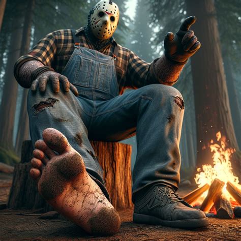 jason voorhees barefoot by wjsnartt on DeviantArt