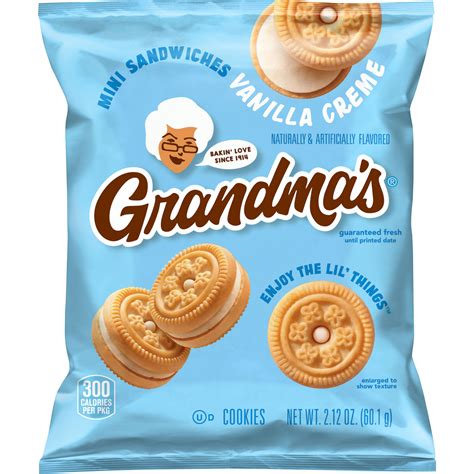 Grandma's, Vanilla Creme Naturally & Artificially Flavored, Mini ...