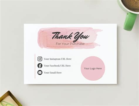 Business Logo Thank You Cards 的图像结果