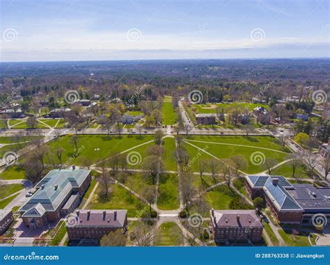 Phillips Academy Aerial View, Andover, MA, USA Stock Photo - Image of ...