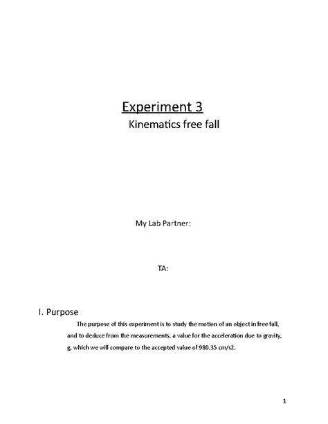 Image result for Free Fall Physics Lab