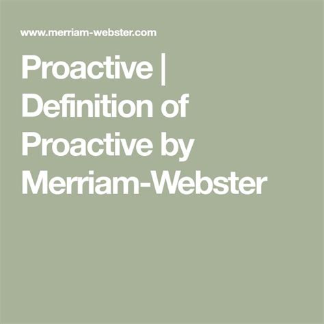 Image result for What Is Proactive