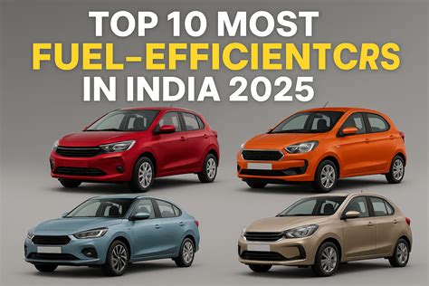 Top 10 Most Fuel-Efficient Cars in India (2025) – Save Fuel & Money ...