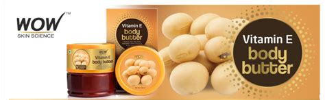 Buy WOW Skin Science Vitamin E Body Butter - With Vitamin E, Aloe Vera ...