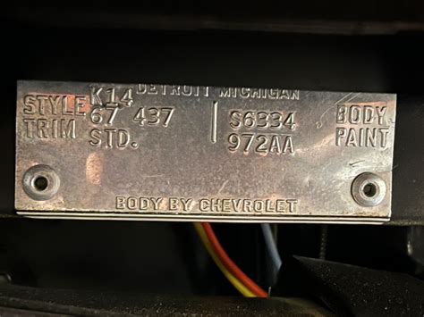 Image result for Chevy Date Code Chart