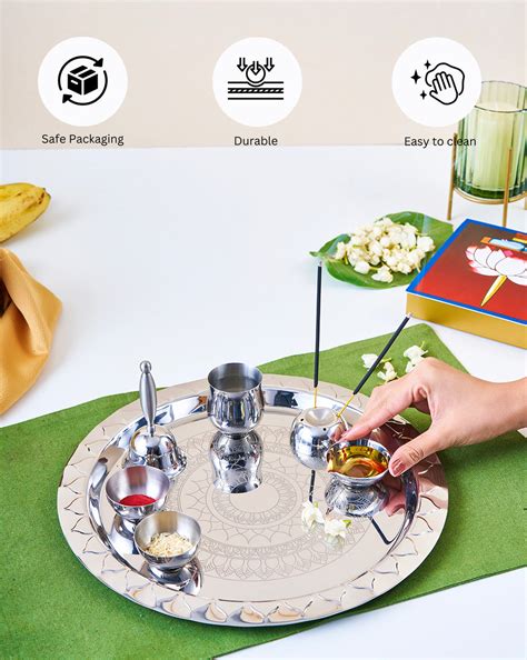 Buy Stainless Steel Pooja Thali