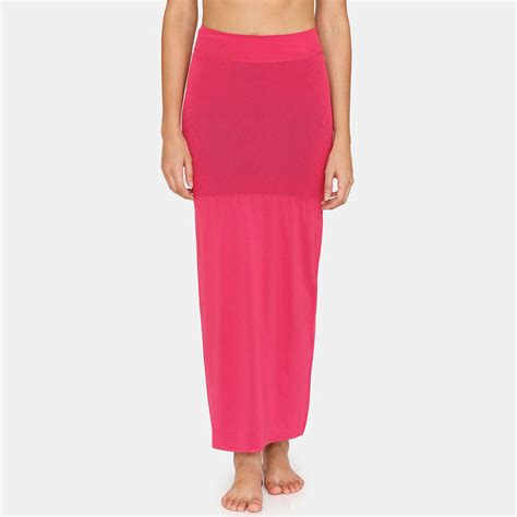 Buy Zivame All Day Flared Mermaid Reversible Saree Shapewear - Violet ...