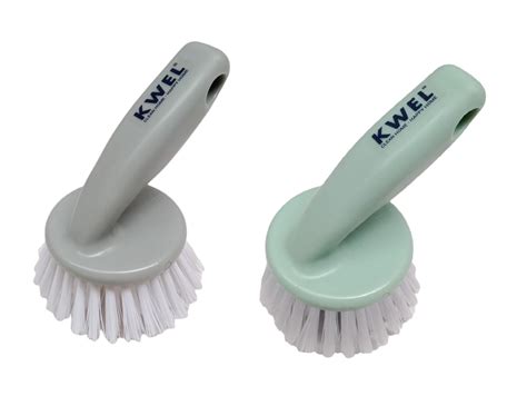 KWEL Wash Basin Cleaning Plastic Brush with Medium Scrubber, Handy ...