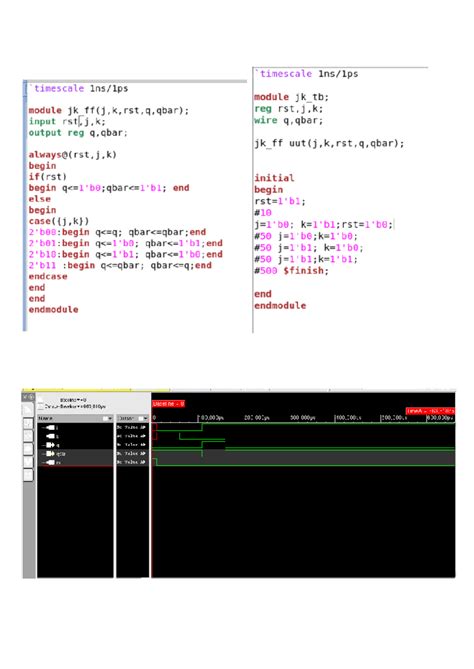 JK flipflop - asdfa - timescale timescale module jk module jk reg input ...
