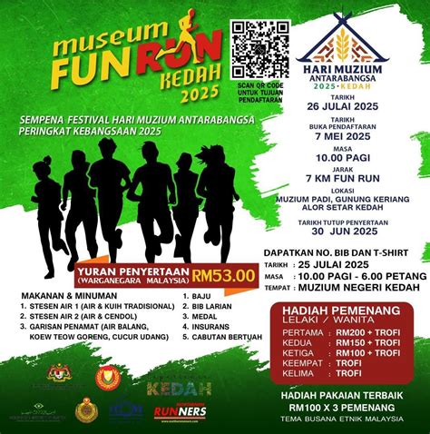 MUSEUM FUN RUN KEDAH 2025, Muzium padi, Alor Setar, 26 July 2025 ...