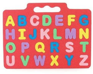 RLG UPPERCASE ALPHABETS EVA Learning Board, Kids Learning Toys (26 Pcs ...