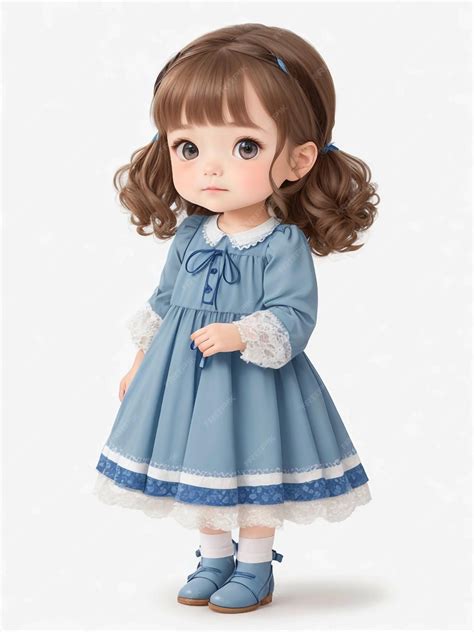 Premium Photo | A cute anime baby illustrations