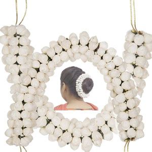 FasanGreen 2 White Gajra in Mogra Flower(For Wedding, Party, Festival ...
