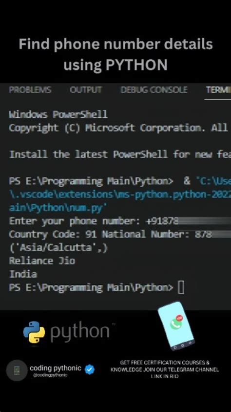 Image result for Trace Phone Number Using Python
