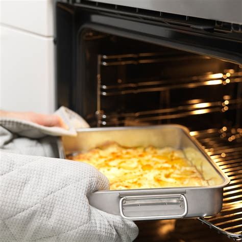 KONCIS roasting tin, stainless steel, 34x24 cm (133/8x91/2") - IKEA