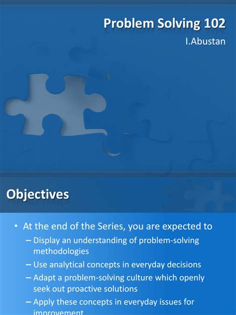 Applying Problem Solving Frameworks: A Guide to Understanding Mental ...