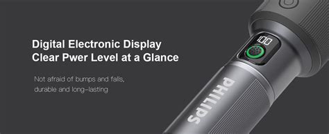 Philips 4500mAh LED Torch Light, 2300LM Flashlight with Telescopic ...