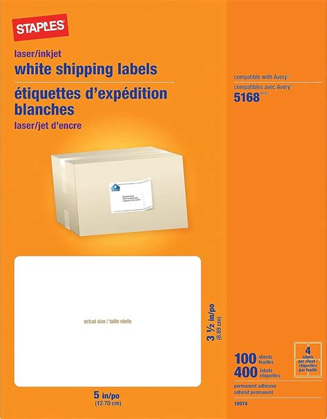 Staples White Return Address Labels Template - Detrester.com