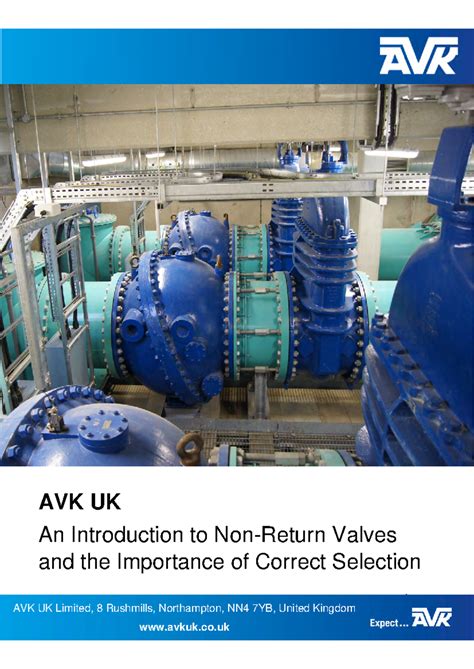 Check valves - Page 0 of 23 AVK UK Limited, 8 Rushmills, Northampton ...
