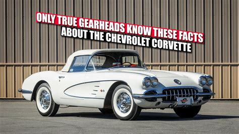 Chevrolet's Rarest Corvettes Of The 1950s