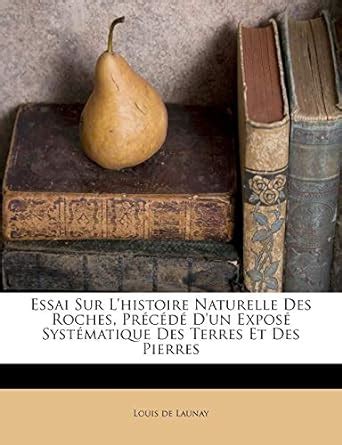 Buy Essai Sur l'Histoire Naturelle Des Roches, Précédé d'Un Exposé ...