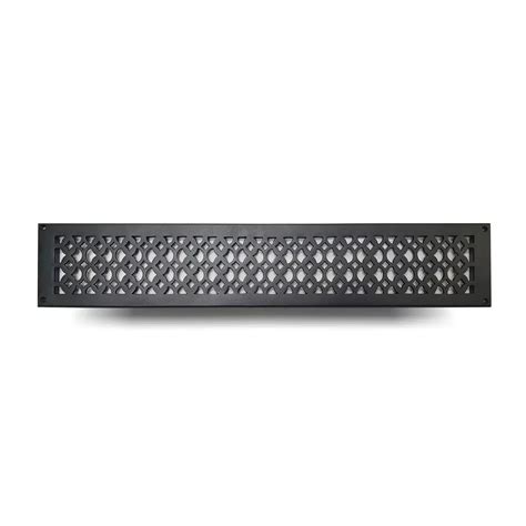Cast Aluminum Air Return Grill 4" X 24" | Pre-drilled mounting holes ...