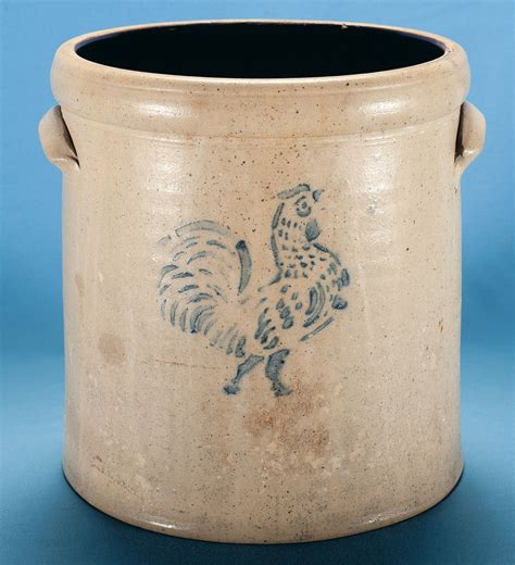 Four gallon salt glaze stoneware crock by e p munson tennessee – Artofit