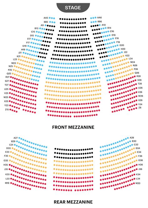 Broadhurst Theatre Seating Chart
