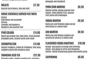 THE PIANO WORKS FARRINGDON, London - Clerkenwell - Menu, Prices ...