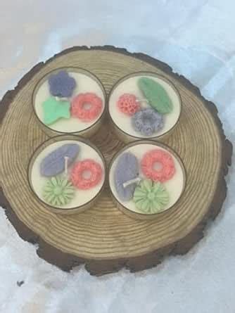 Bubble Beauty Tealight Candle Set of 4| Scented Candle | Diwali Candle ...