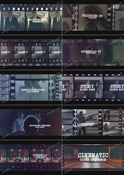 PR/PS模板|20个专业电影大气文字标题字幕动画 The Cinematic Title Pack Pro - CG资源网