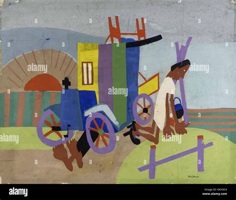 'Breakdown' is a painting by William H. Johnson, an African American ...