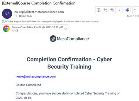 Image result for Email Training Course Completion