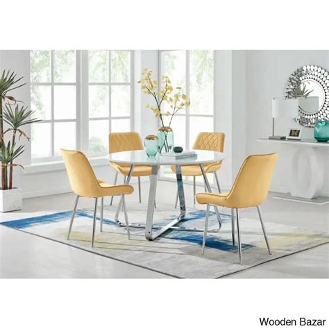 Hammy Best 4 seater Dining table set For luxe Living | Wooden Bazar