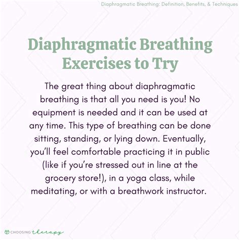 What Is Diaphragmatic Breathing?