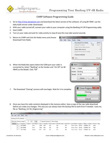 Image result for Chirp Programming Guide